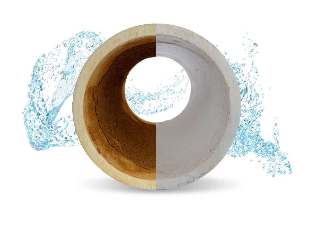 Before-After View of the Pipe with Nanobubble Generator